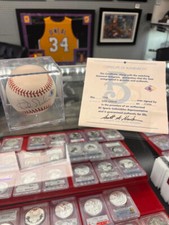 Kirk Gibson World series 1988 signed ball with COA
