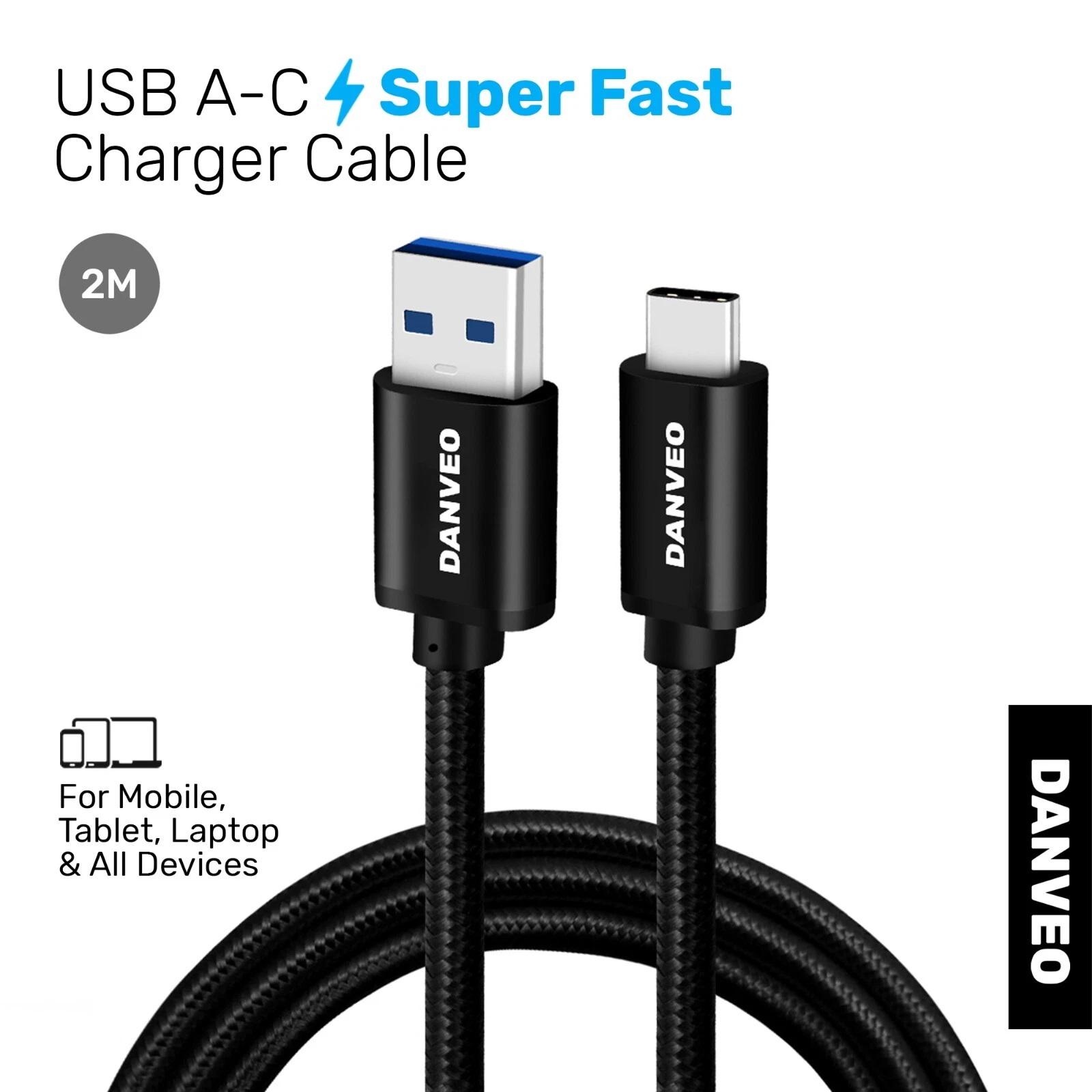Danveo USB Charger Cable C-C