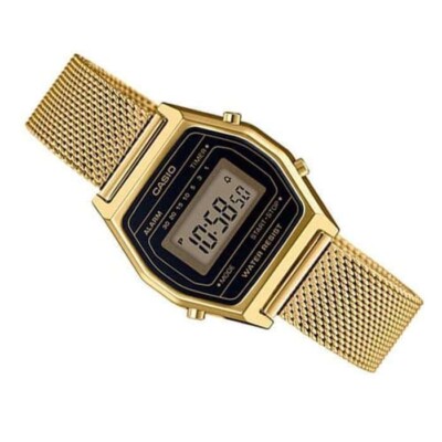 CASIO LA690WEMY-1 WOMEN GOLD TONE MESH BAND DIGITAL WATCH | eBay display picture 2