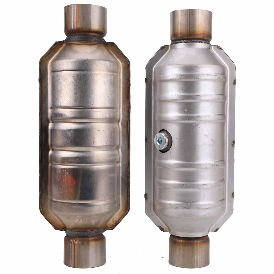 2PCS 2.5" Inlet/Outlet Catalytic Converter EPA For Chevy Corvette C5 C6 C7 - Image 2 of 4