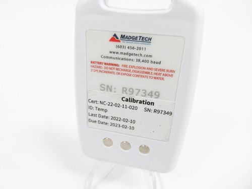 MADGETECH CRYO-TEMP ULTRA LOW TEMPERATURE RECORDER -86 TO 35 OC - Picture 3 of 3