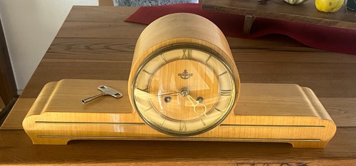 Antik wunderschöne Schrank-, Kamin-, Buffetuhr - ANKERUHR - Uhrwerk SUEVIA - Bild 2 von 5