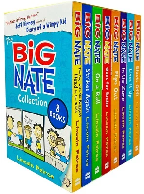 Big Nate Series 8 Books Collection Box Set by Lincoln Peirce