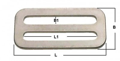 Gurtschnalle  Edelstahl 50mm  ARBO-INOX