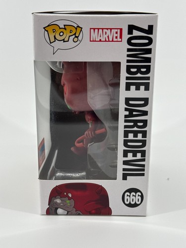 Funko Pop! Marvel Zombies Zombie Daredevil #666 NYCC 2020 Fall Exclusive NEW - Picture 5 of 8