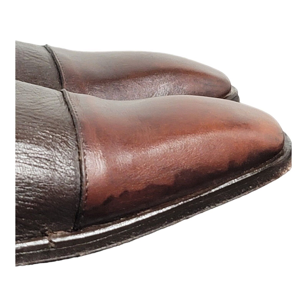 Mercanti Fiorentini Men\'s Cap Toe Brown Leather Oxford Dress Shoes Sz 10 M ITALY Mercanti Fiorentini Men main image 4