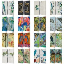 WYANNE BIRDS LEATHER BOOK WALLET CASE COVER FOR APPLE iPOD TOUCH MP3