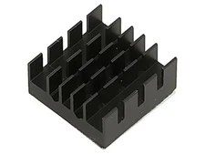 ATS-55210D-C1-R0 Radiator: Embossed Ribbed BGA Black L: 21mm W: 21mm H: 9.5mm