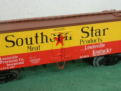 ATLAS SOUTHERN STAR 36' WOOD SIDED REFRIGERATOR CAR #8019-1 O SCALE 3 RAIL NIB - Picture 6 of 12