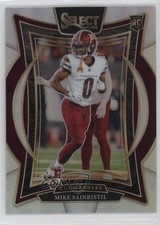 2024 Panini Select Concourse Silver Prizm Mike Sainristil #76 1q0l