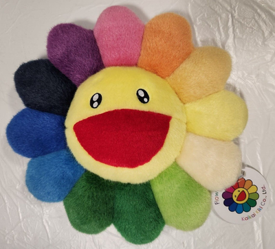 Takashi Murakami Rainbow Flower Cushion Pillow plush 30cm