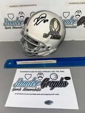 DEXTER MCCLUSTER CHIEFS PRO BOWL SIGNED AUTOGRAPHED FOOTBALL MINI HELMET-XG COA