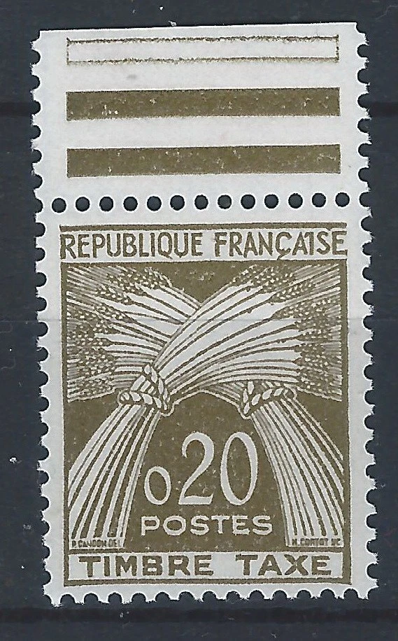 A - 352 - FRANCE - TAXE N° 92 , * * , TTB - Photo 1/1