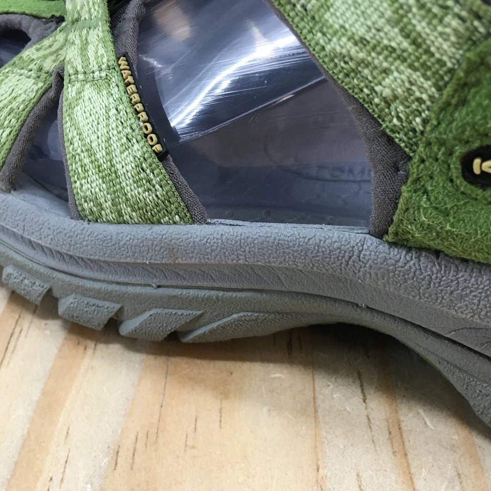 Sandalias Keen Mujer 6 Venice H2 Pescador Verde Confort Parte Superior Baja Planas Cordón Foto 4 de 4