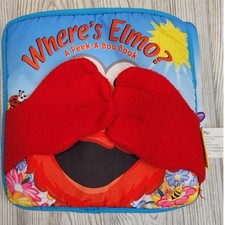 Sesame Street Where is Elmo Peek a Boo SoftPlay Fabric Book Sensory Toddler