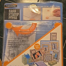 Fiskars Easy Stamp Press Stamping Tool 12-8849 for Cardmaking Scrapbooking