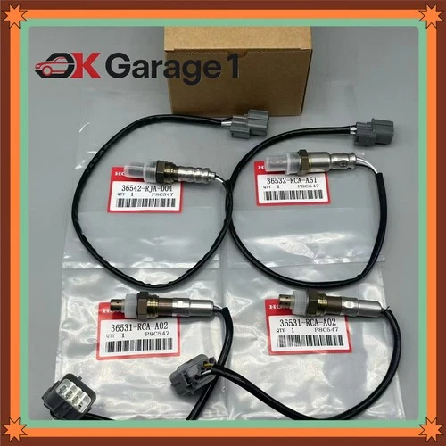4PCS Oxygen Sensor For Honda Accord Odyssey Pilot Ridgeline Acura MDX 3.5L