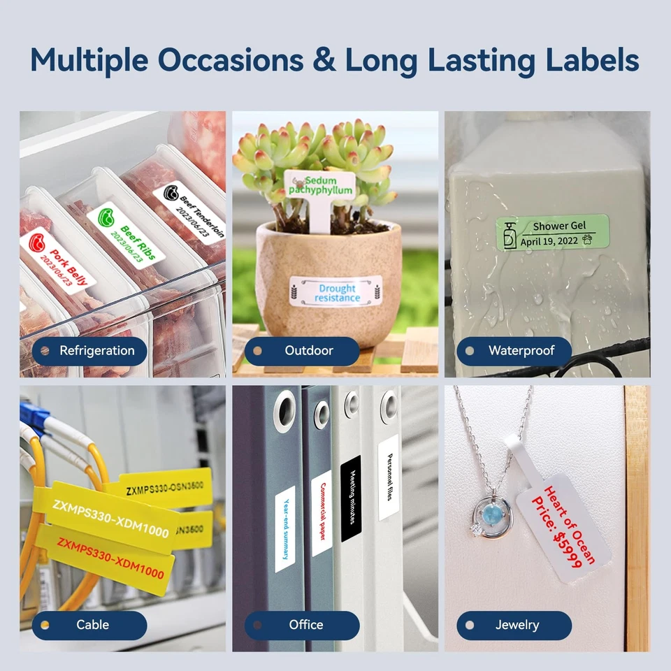 B18 Etikettendrucker drahtloser Thermotransferdrucker unterstützt Farbdruck M... - Bild 3 von 4