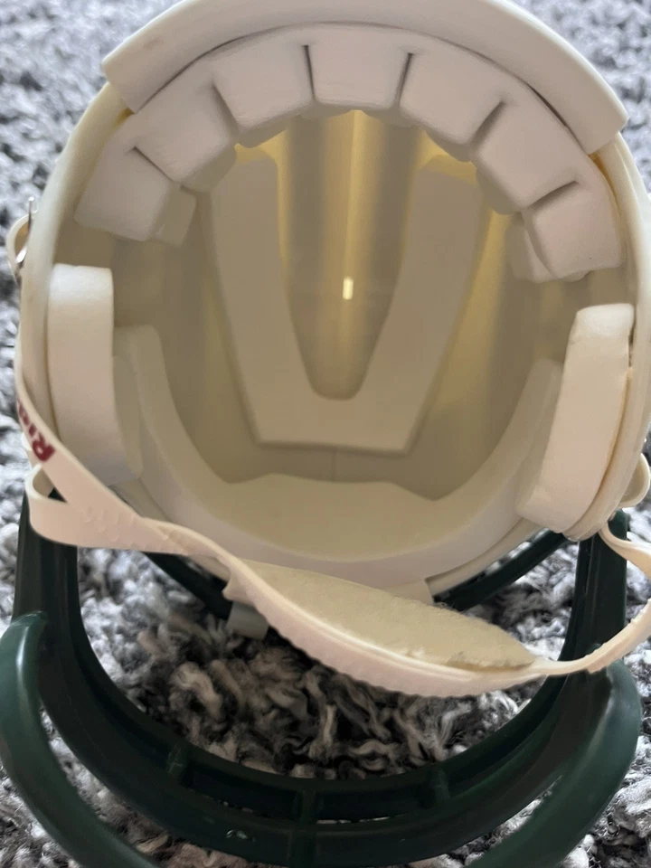 NFL 1998 NEW YORK JETS MINI CASCO RIDDELL Buen Estado Talla 3-5/8 Foto 4 de 4