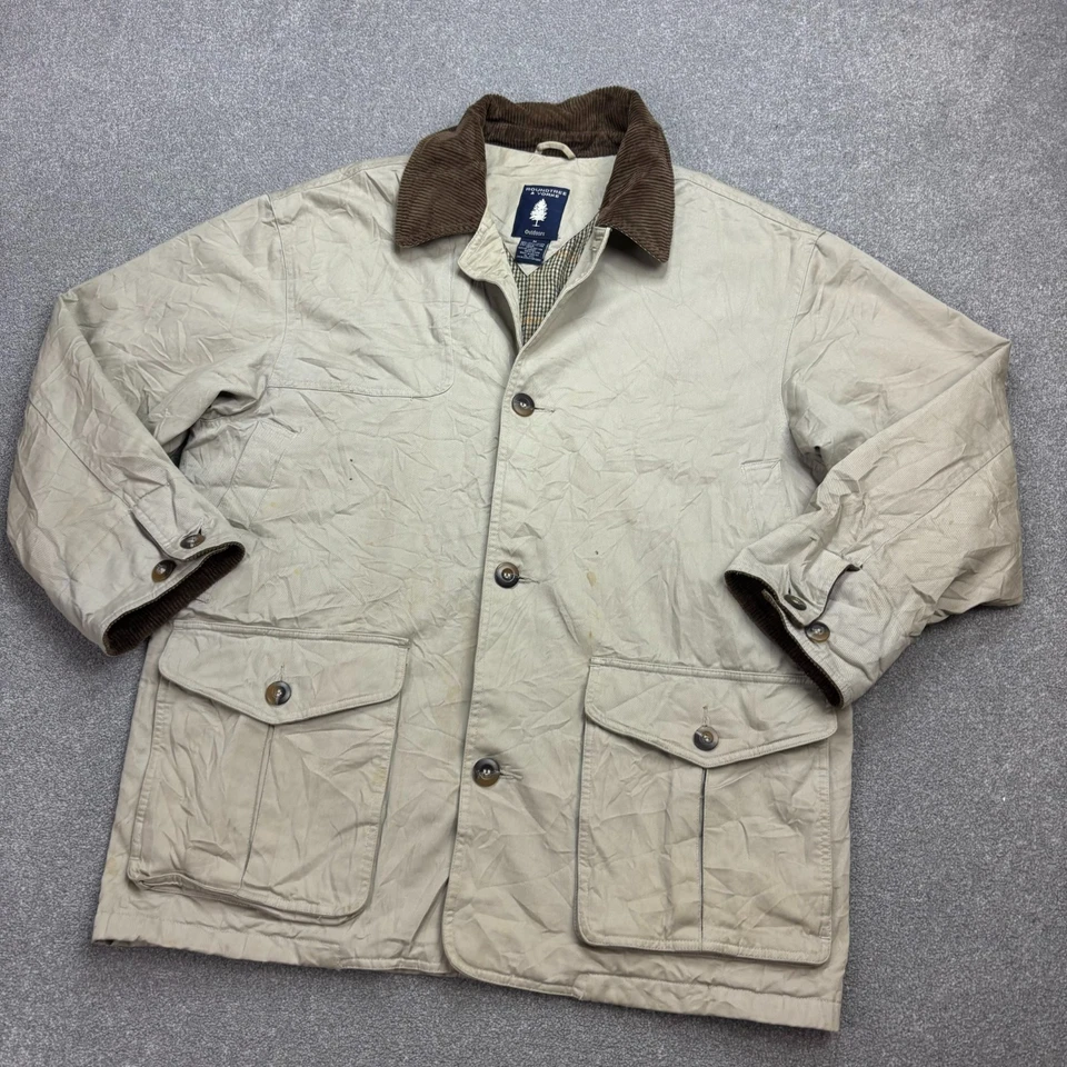 Roundtree & Yorke Jacket Adult Medium Brown Hunting Canvas Barn Chore Lined Men* - Image 2 of 4