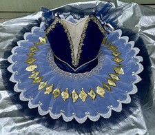 Professional Blue Aspicia Pharaoh's Daughter Corsaire Ballet Tutu Costume Small