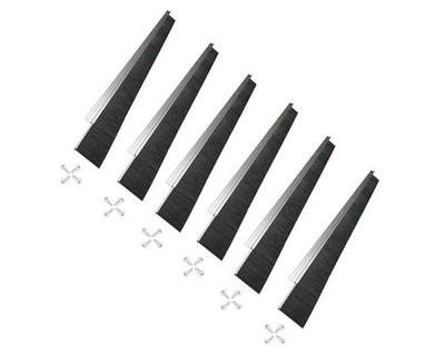 6 Sets Retsun Garage Door Brush Seal 2 1/2 X 39.37 Brush Door Sweep Fits Gaps