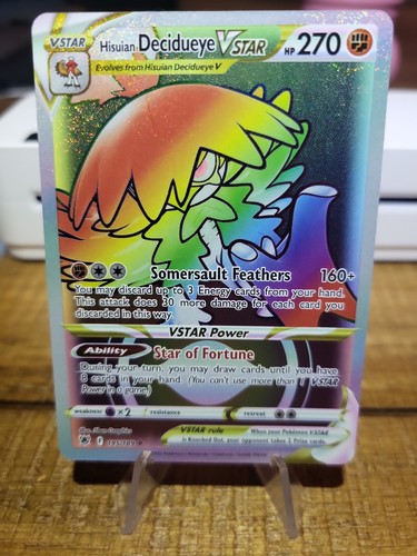 Hisuian Decidueye VSTAR (Secret) 195/189 - SWSH10: Astral Radiance - Mint