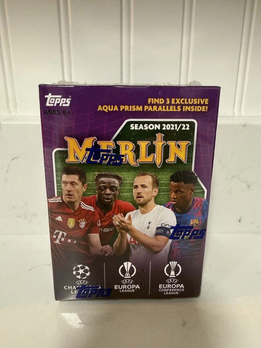 2021-22 Topps Merlin Collection Chrome UCL Soccer Trading Cards