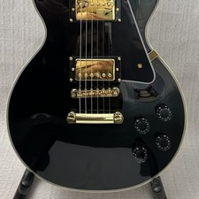 Custom Shop Black Beauty Electric Guitar Gold Parts Fast U.S. Shipping