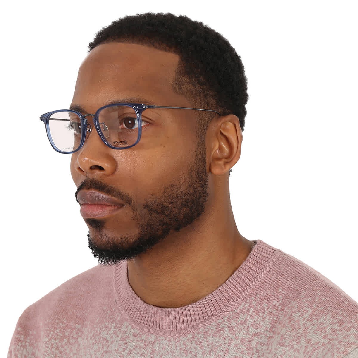 Polaroid Demo Rectangular Men Eyeglasses PLD D384/G 0XW0 51 PLD D384/G 0XW0 51