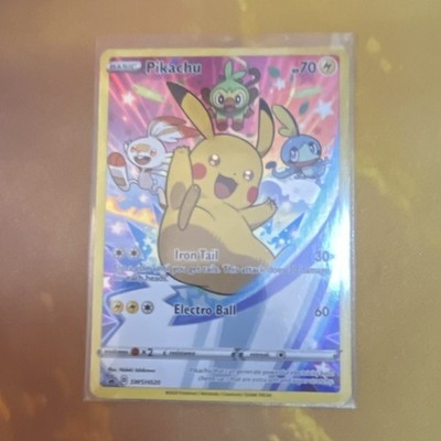Pokémon Pikachu SWSH020 Promo Holo Basic Card SWSH Sword & Shield 70HP