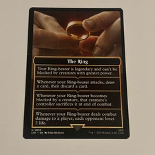 1x MTG The Ring The Ring Tempts You *HELPER TOKEN* The Lord of the Rings MINT
