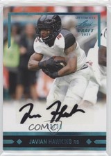 2021 Leaf Ultimate Draft Platinum Spectrum 23/30 Javian Hawkins Auto 0u66