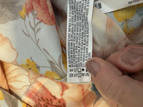 Forever 21 Multicolor Floral Strappy Open Back Midi Dress Sz Large L - Picture 11 of 11