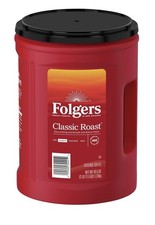 Folgers Classic Roast Medium Ground Coffee - 43.5 oz FREE SHIPPING 11.03 per pound
