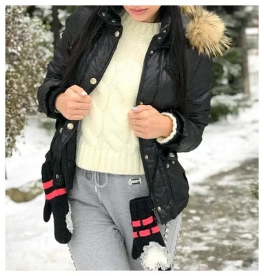 Women Iceberg Jacket Black Nylon 34 / XS / 42 - Bild 1 von 4