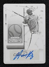 2015 Contenders Draft Ticket Printing Plate Black 1/1 Austin Riley #19 Auto 06bg