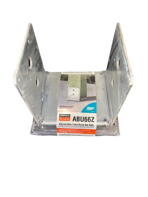 #ad #ad Simpson Strong Tie ABU66Z 12 Ga ZMAX Adjustable Post Base For 6X6 $41.95