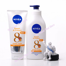 Twin Pack Nivea Sun Care SPF30 Lotion 525ml  SPF50 Serum 320ml Set