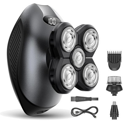 Electric Razor for Men, Head & Body Hair Shaver for Men, Cordless Rechargeabl...
