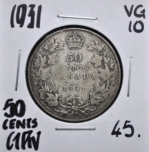 1931 Canada 50 Cents