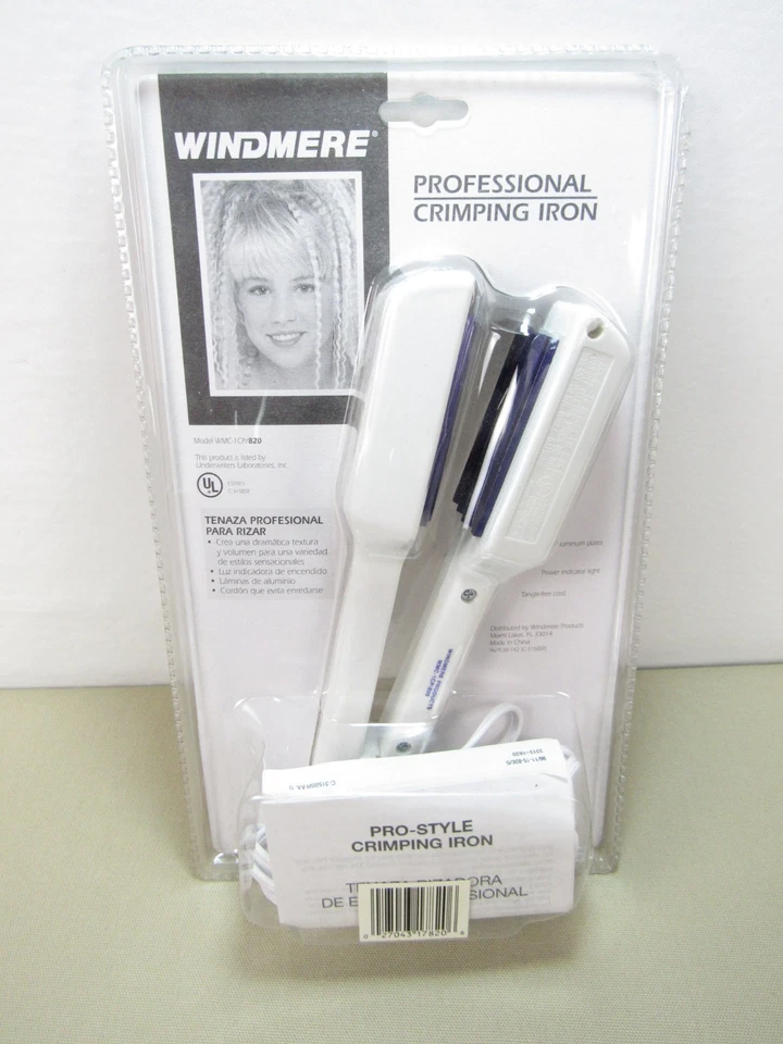 Windmere Professional Crimping Iron Vintage 1980s - WMC-1CP/820 - New in Package - Image 2 of 3