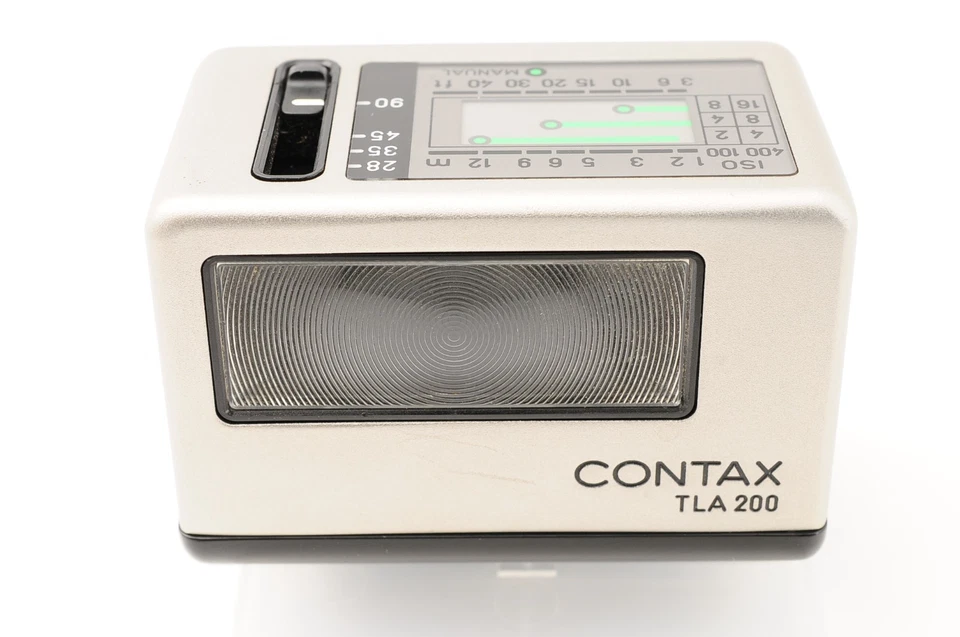 Tested [MINT] Contax TLA 200 TLA200 Silver Shoe Mount Flash For G1 G2 JAPAN #184 - Image 4 of 4