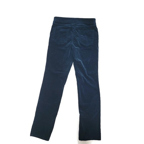 St. Johns Bay Velvet Blue Straight Leg Pants Size 8 JCpenny - Picture 2 of 8