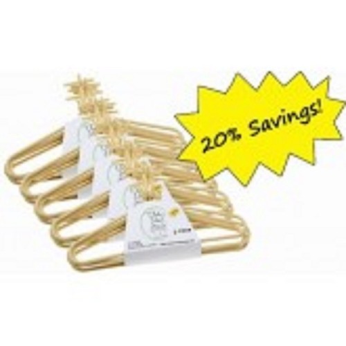 Tan Plastic "Clothes Vine" Hangers (25) Pack eBay