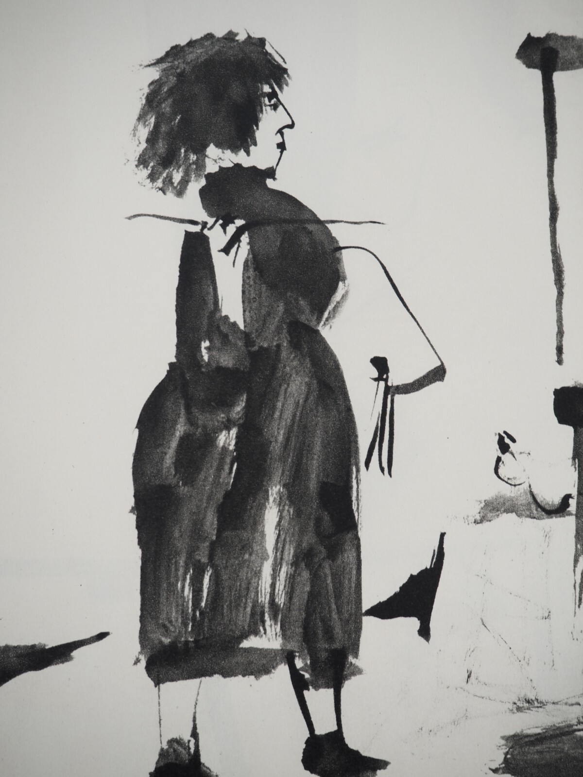 Pablo Picasso: Comedy Human, Painter And Muse Naked de Dos, Gravure