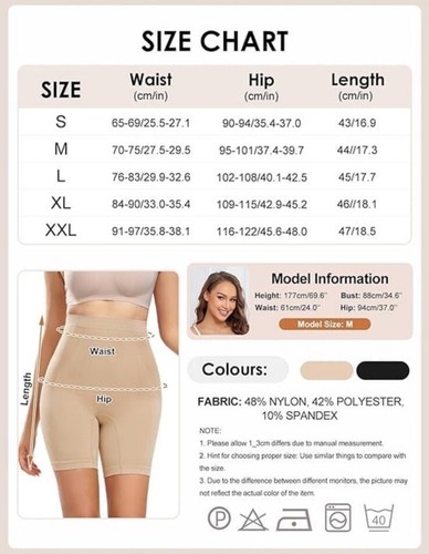 Shapewear for Women Spanks High Waist Body Shaper Thigh Slimming Pant Girdles - Picture 5 of 6