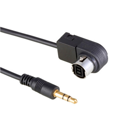 Audio Adapter Kabel AUX Klinke 3,5mm für Autoradio ALPINE JVC Ai-NET MA017-SZ