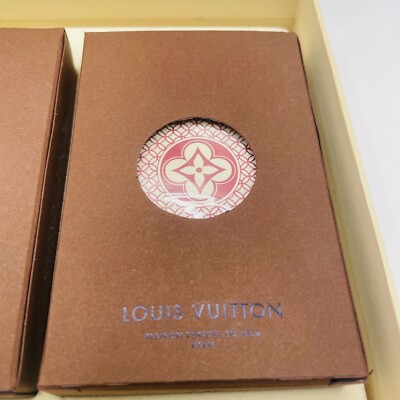 LOUIS VUITTON トランプ 3セット LOUIS VUITTON Playing Cards Trump 3 Decks Original Box Red