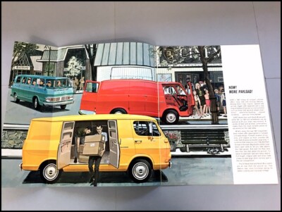 1967 GMC Handi-Van Cargo Bus Original Vintage Car Sales Brochure